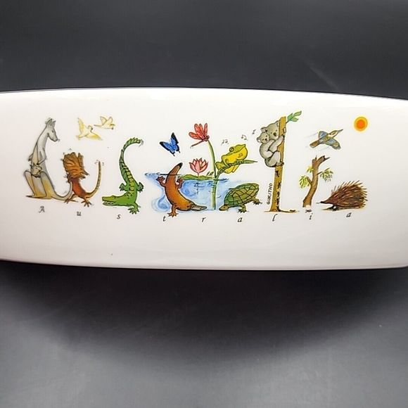 Guritno Australia Serving Dish Trinket Dish Porcelain Animals In Australia - Picture 9 of 13